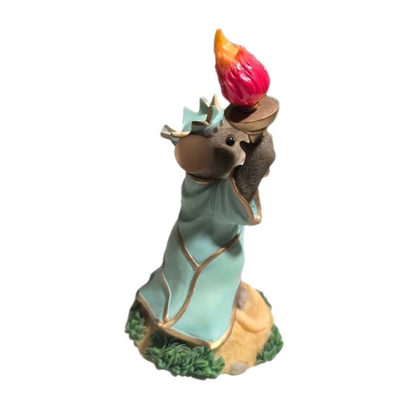 Fitz & Floyd Little Lady Liberty 2002 Limited Numbered Edition Mouse Lady Bug - Picture 5 of 10